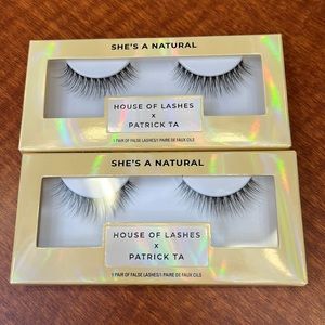 House of Lashes x Patrick Ta false lashes, NIB